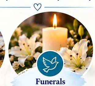 Funeral ceremony setting